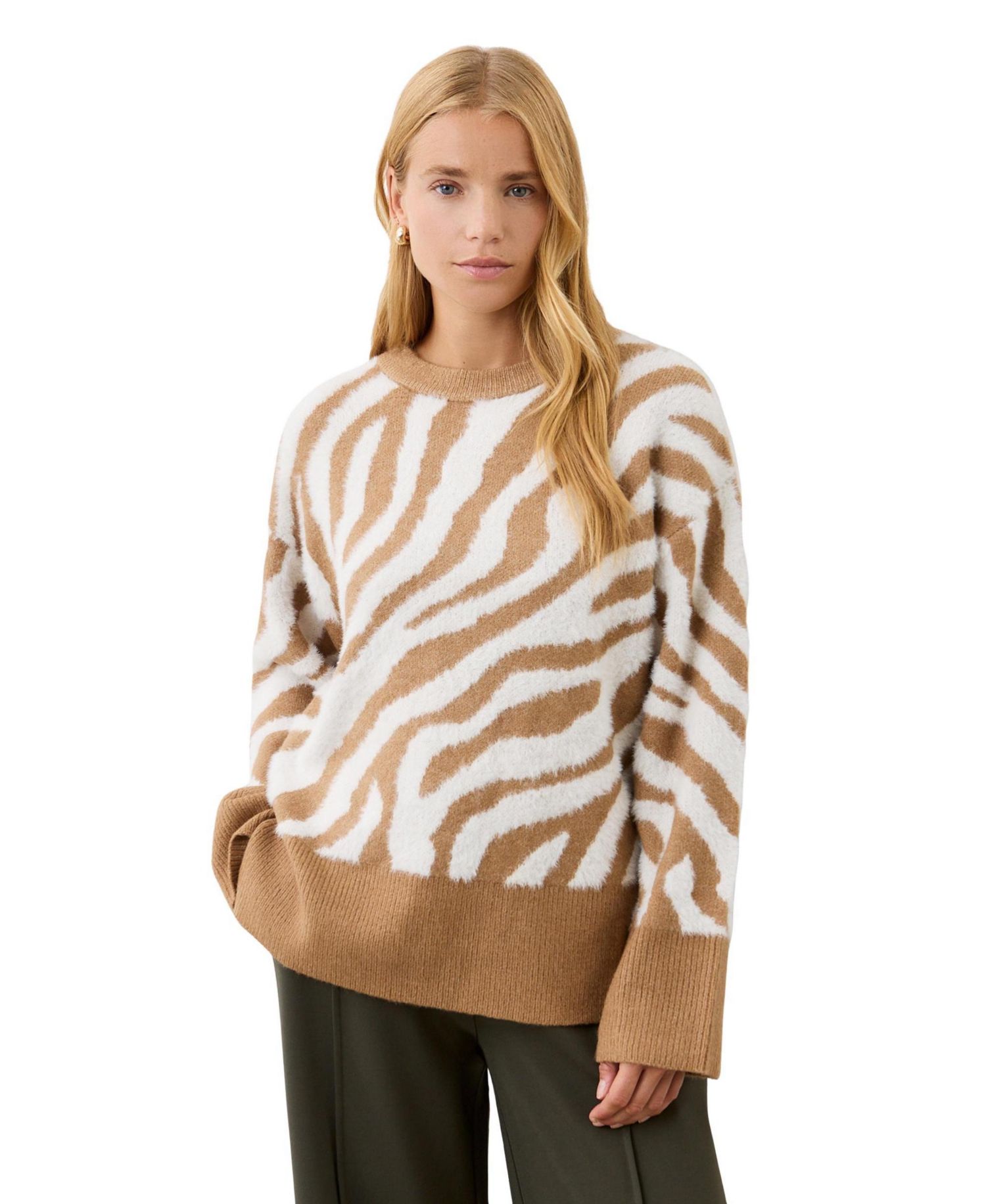 Women's Tully Animal Print Long-Sleeve Sweater