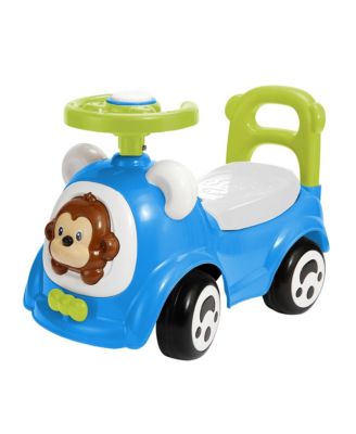Push and Ride Racer Anti-Rollover Ride-On, 55 lbs Capacity, Ages 12-24 Months