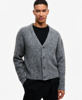 Men's V-Neck Relaxed-Fit Cardigan