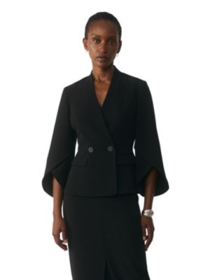 Women's Ansdell Clever Crepe Cape-Sleeve Blazer