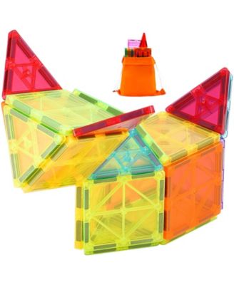 Magnetic Building Tiles 32-Piece Building Set, Ages 3+