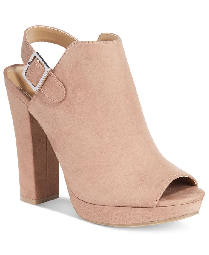 Sling discount back booties