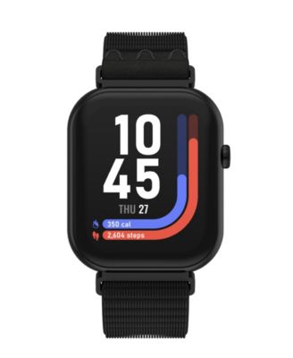 AIR 5 Unisex Black Nylon Strap Smartwatch