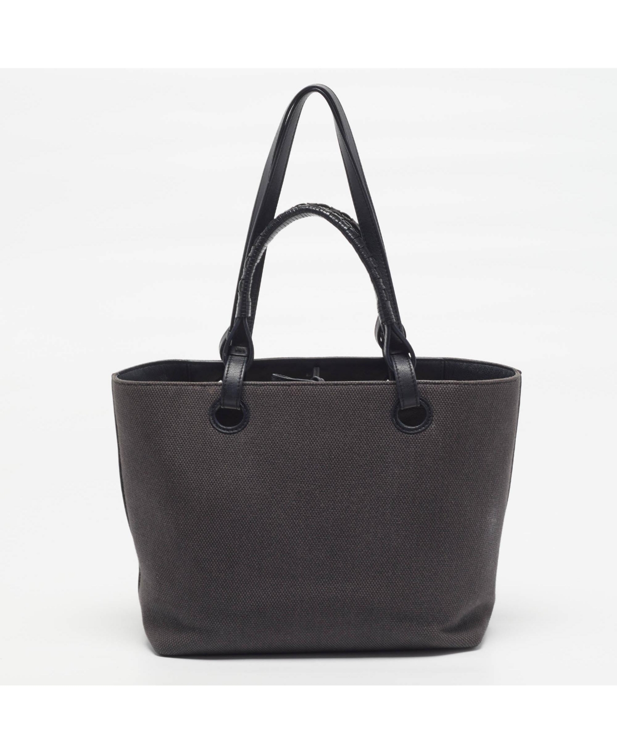 Pre-Owned Loewe Women's Anagram Canvas and Leather Tote Bag