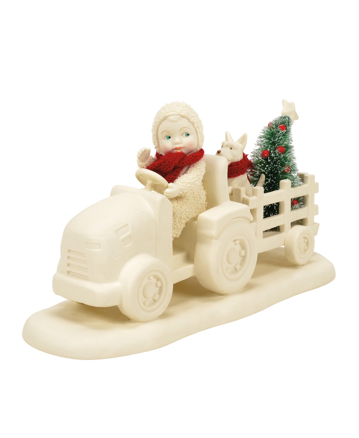 Department 56 Snowbabies Delivering the Tree Figurine