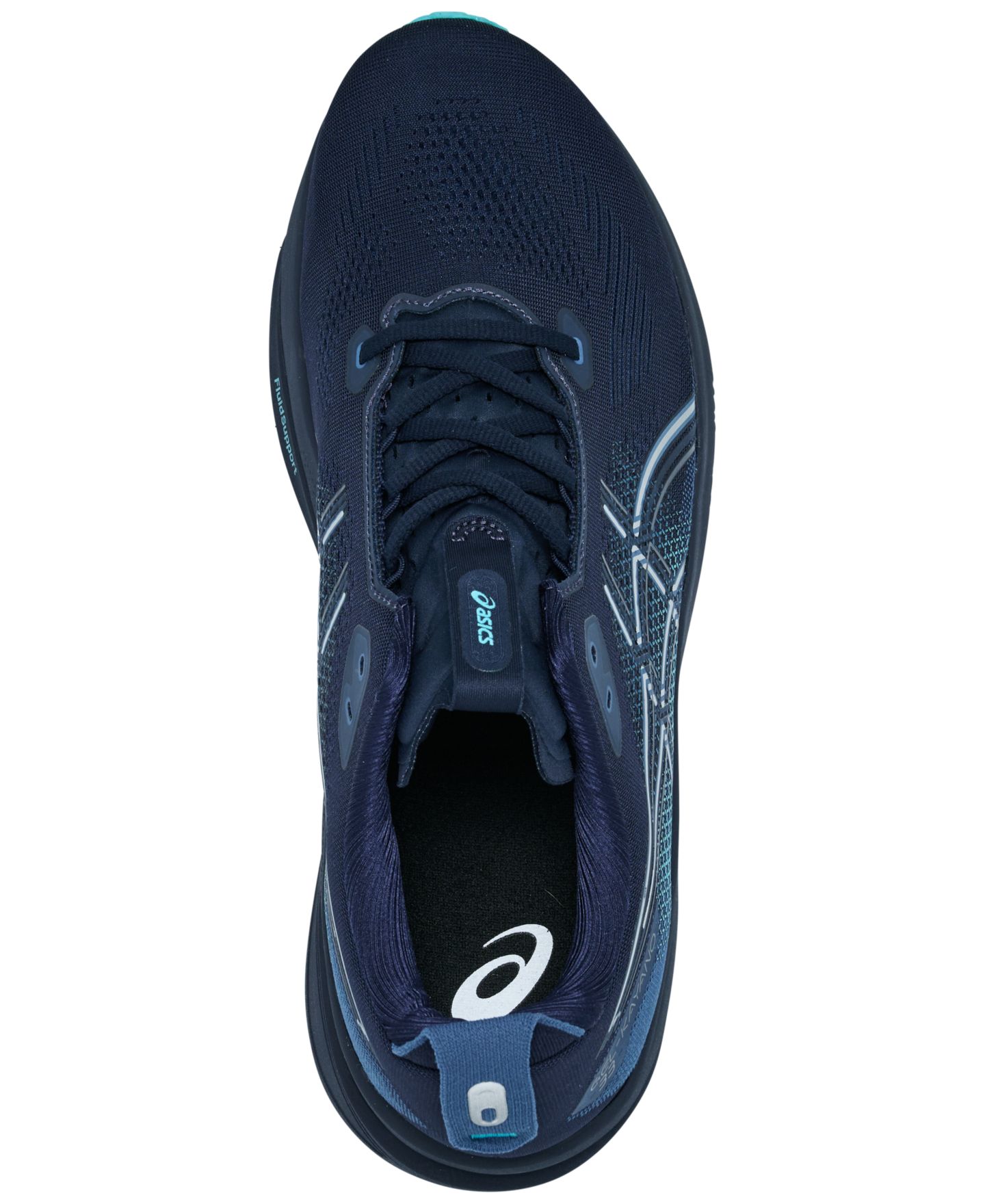 Мужские кроссовки Asics Gel Kayano 33 Running, цвет: Тёмно-синий / Мятный — фото 5