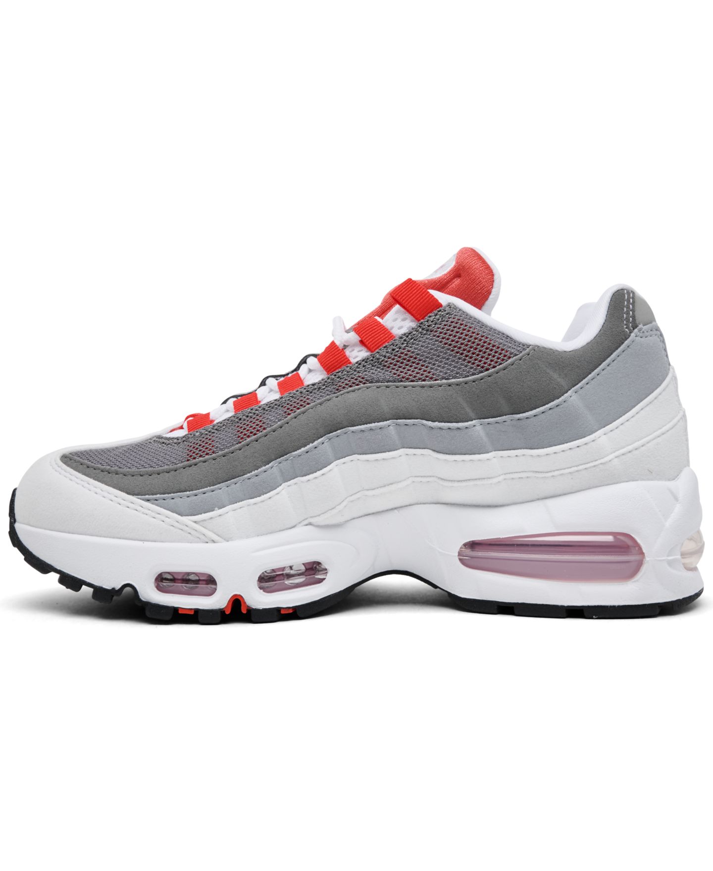 Женские кроссовки Nike Air Max 95 Big Bubble Lifestyle, цвет: Белый / Розовый — фото 3