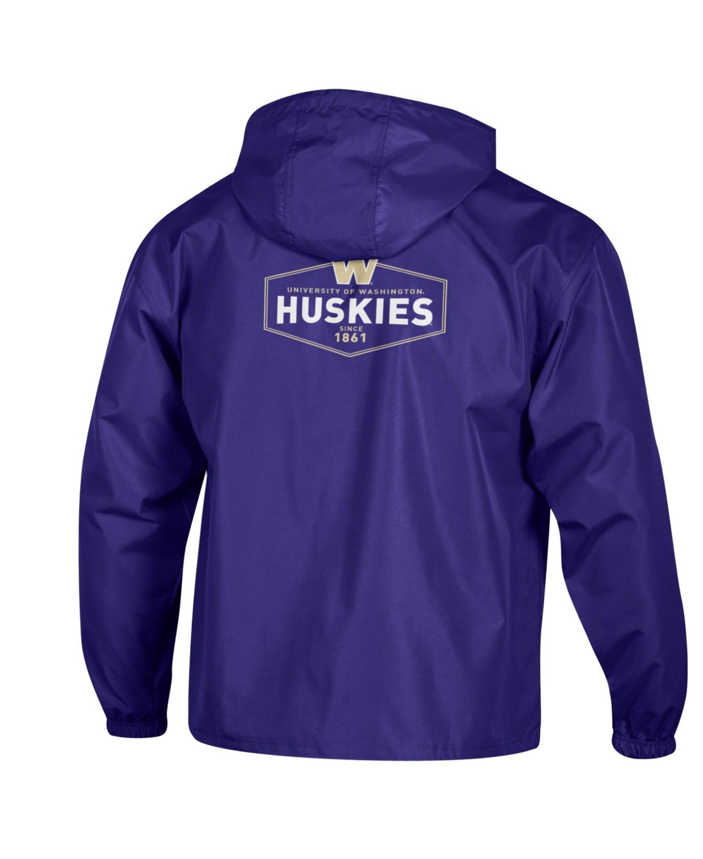 Мужская куртка Champion Purple Washington Huskies Delay Packable Half-Zip — фото 2