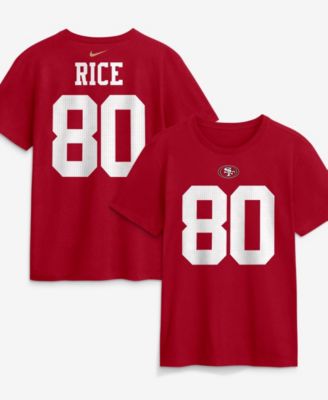 Men's Jerry Rice Retired Name & Number Crew Neck T-Shirt