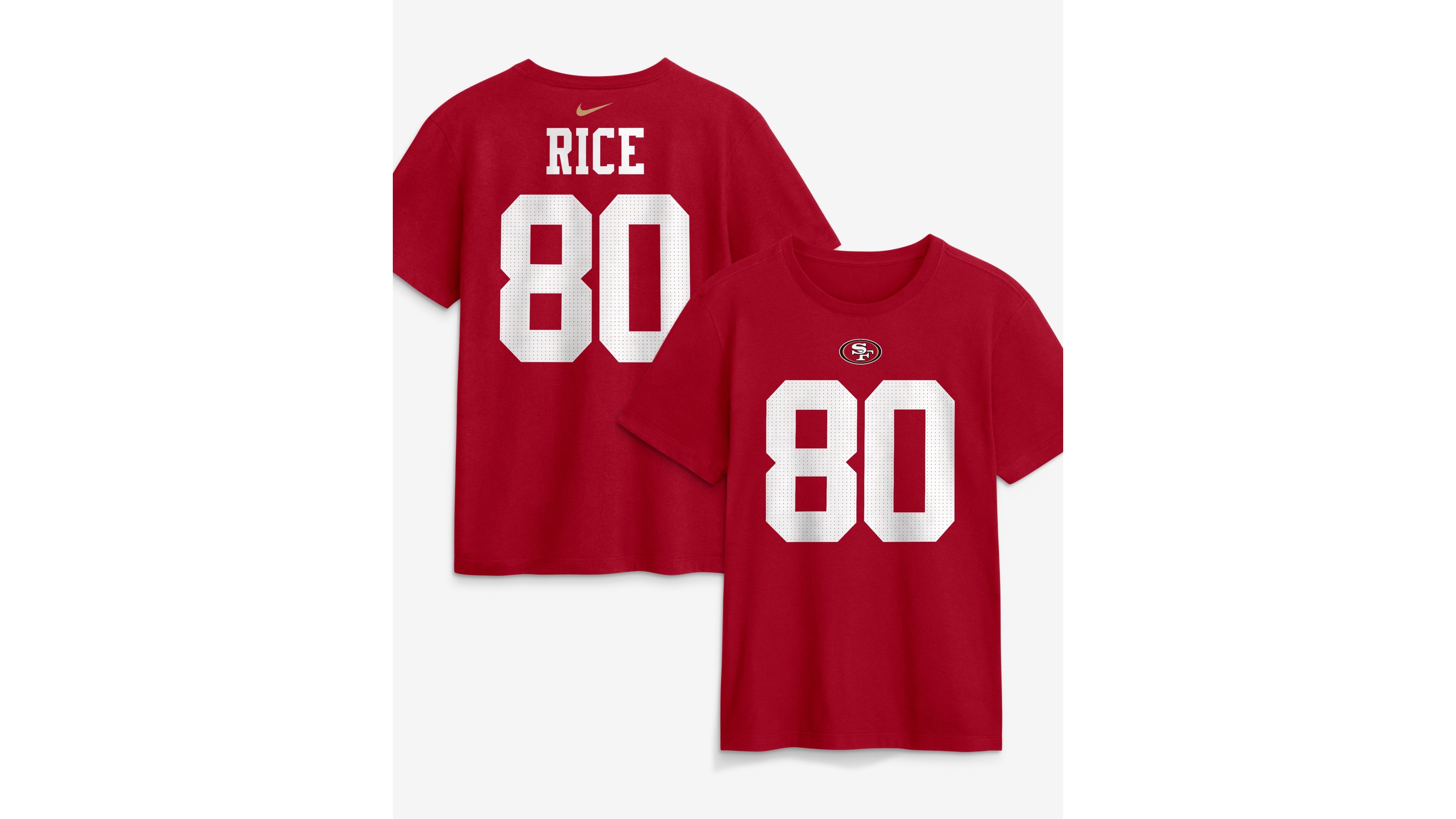 Nike Men's San Francisco 49ers Jerry Rice Retired Name & Number T-Shirt