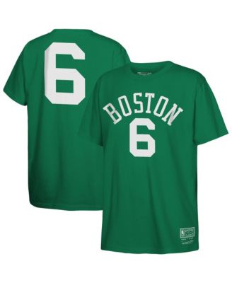 Boys' and Girls' 4-16 Bill Russell Boston Celtics Hardwood Classics Screen Print T-Shirt