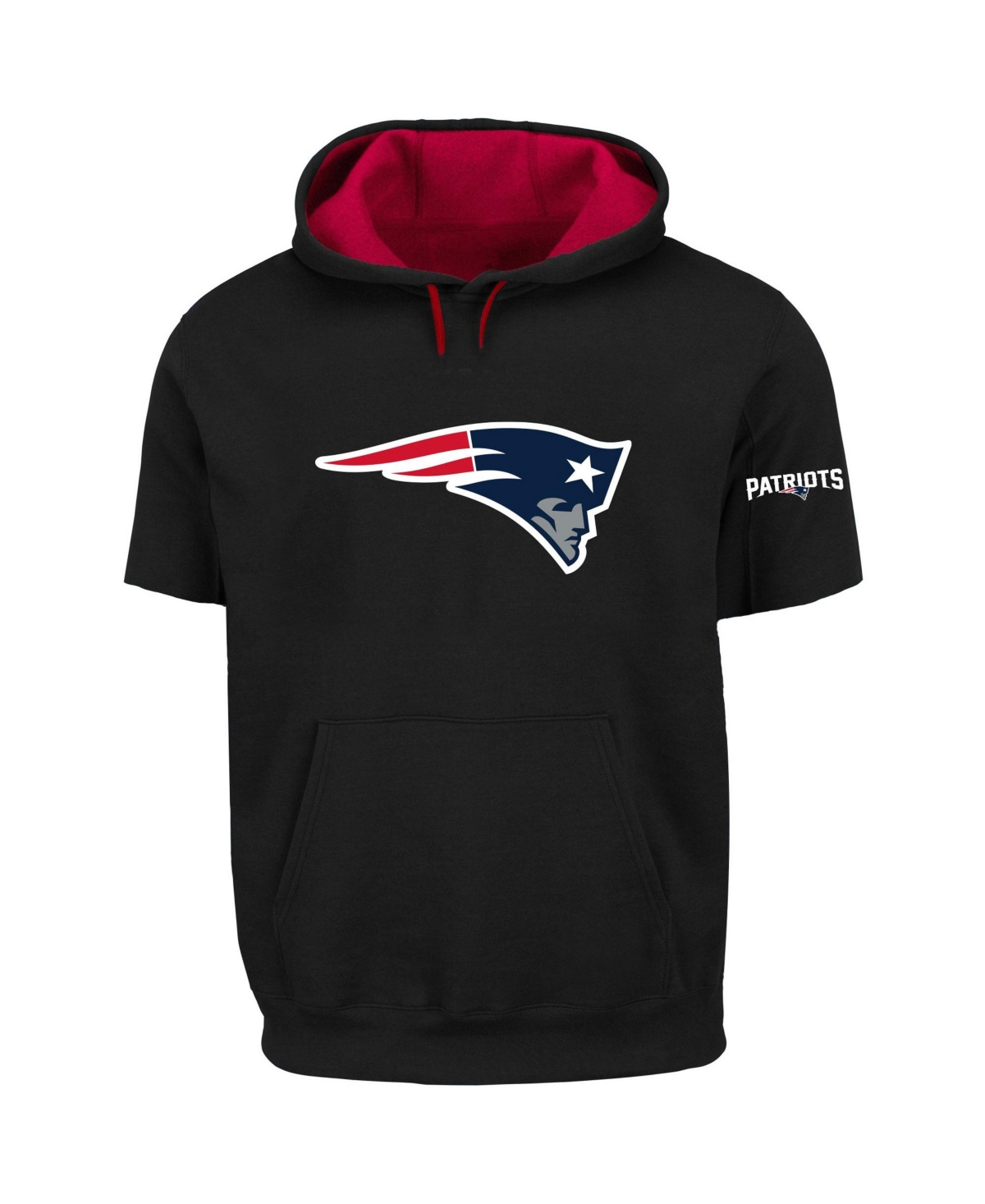 Fanatics Men's Black New England Patriots Big Tall Fleece Pullover Hoodie