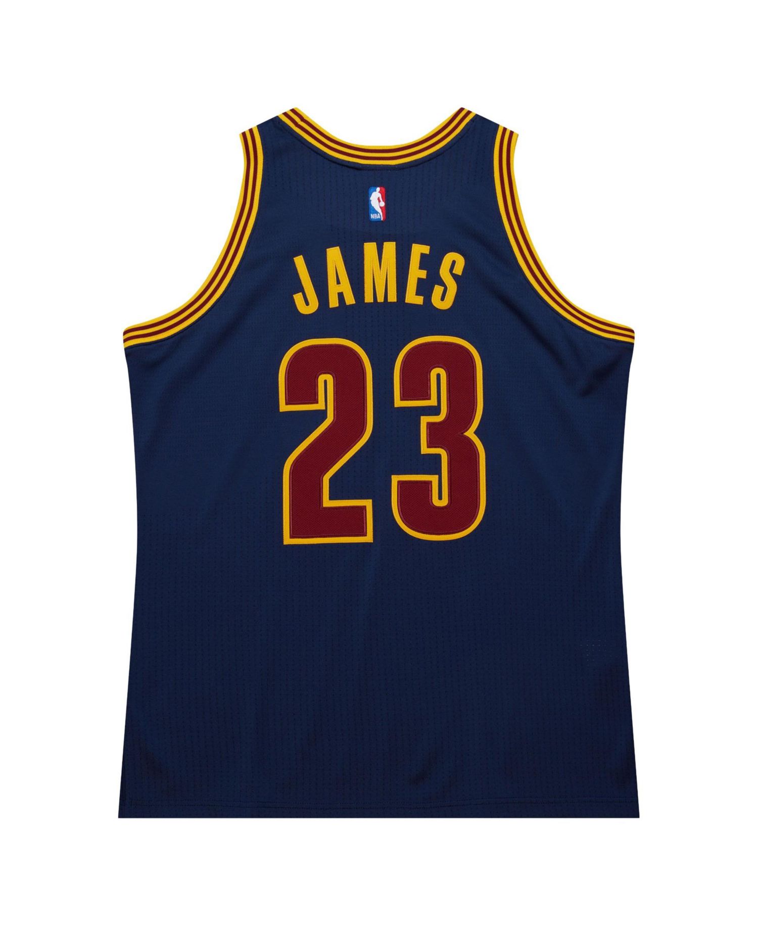 Men's LeBron James Navy Cleveland Cavaliers Big Tall 2015/16 Swingman Jersey