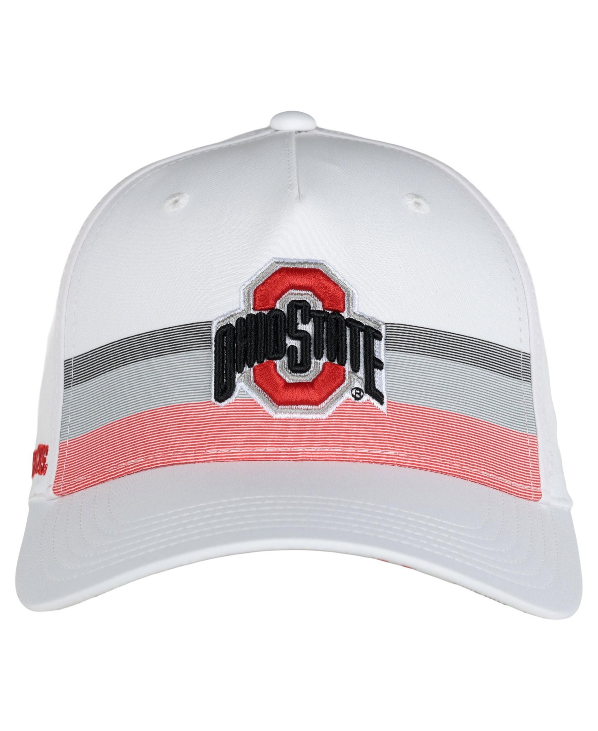 Ahead Men's and Women's White Ohio State Buckeyes The Sideline Adjustable Hat