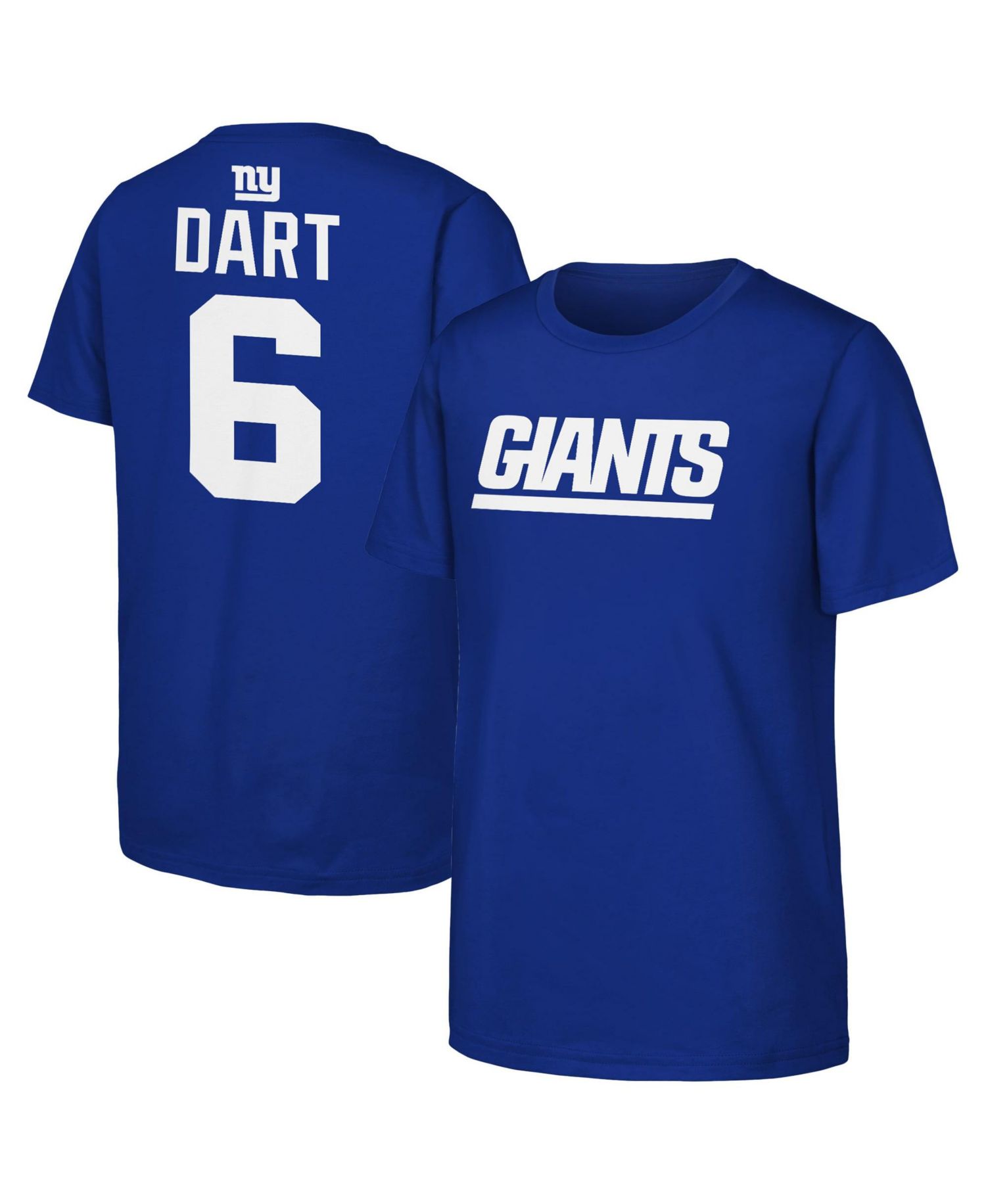Boy's and Girl's 4-20 New York Giants Jaxson Dart T-Shirt