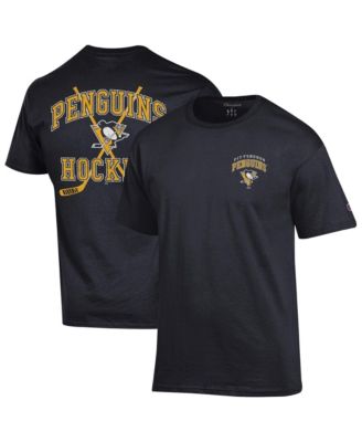 Men's Pittsburgh Penguins Stick With It Jersey Oversized-Graphic Crew Neck T-Shirt