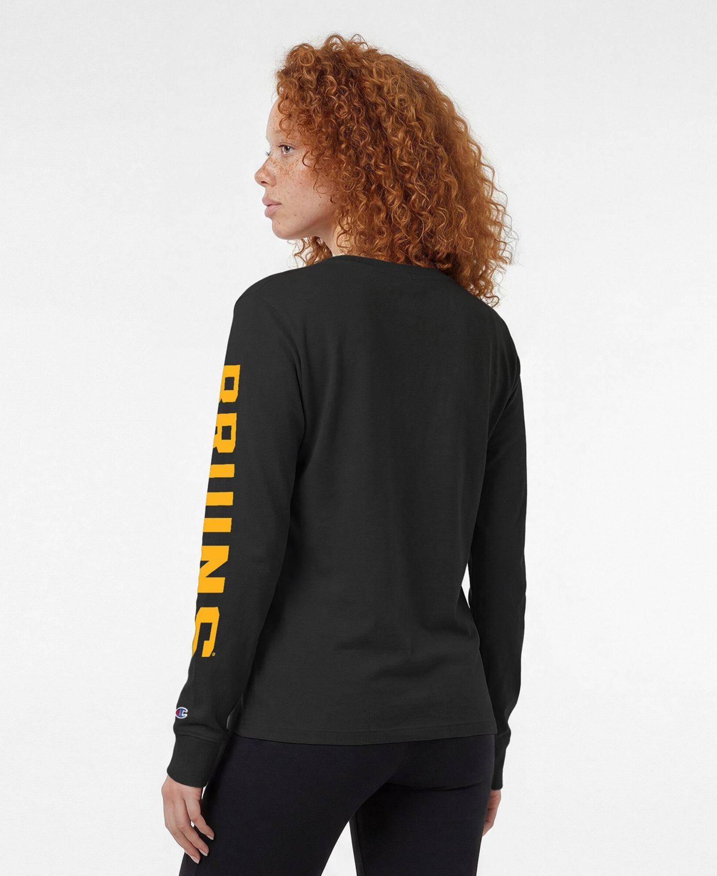 Женская футболка Champion Boston Bruins 2-Hit Long-Sleeve — фото 5