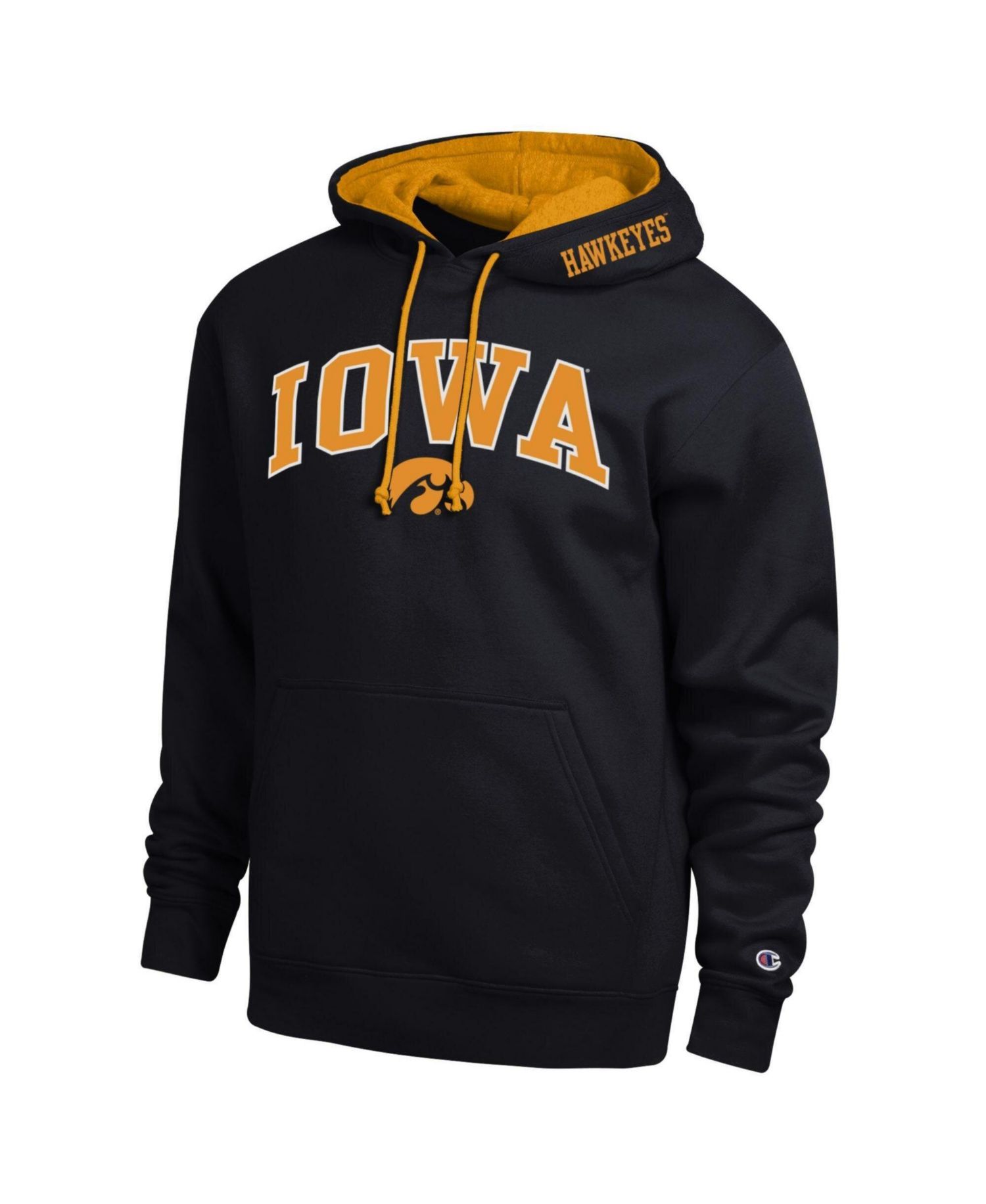 Men's Iowa Hawkeyes Arch Tackle Twill Hoodie