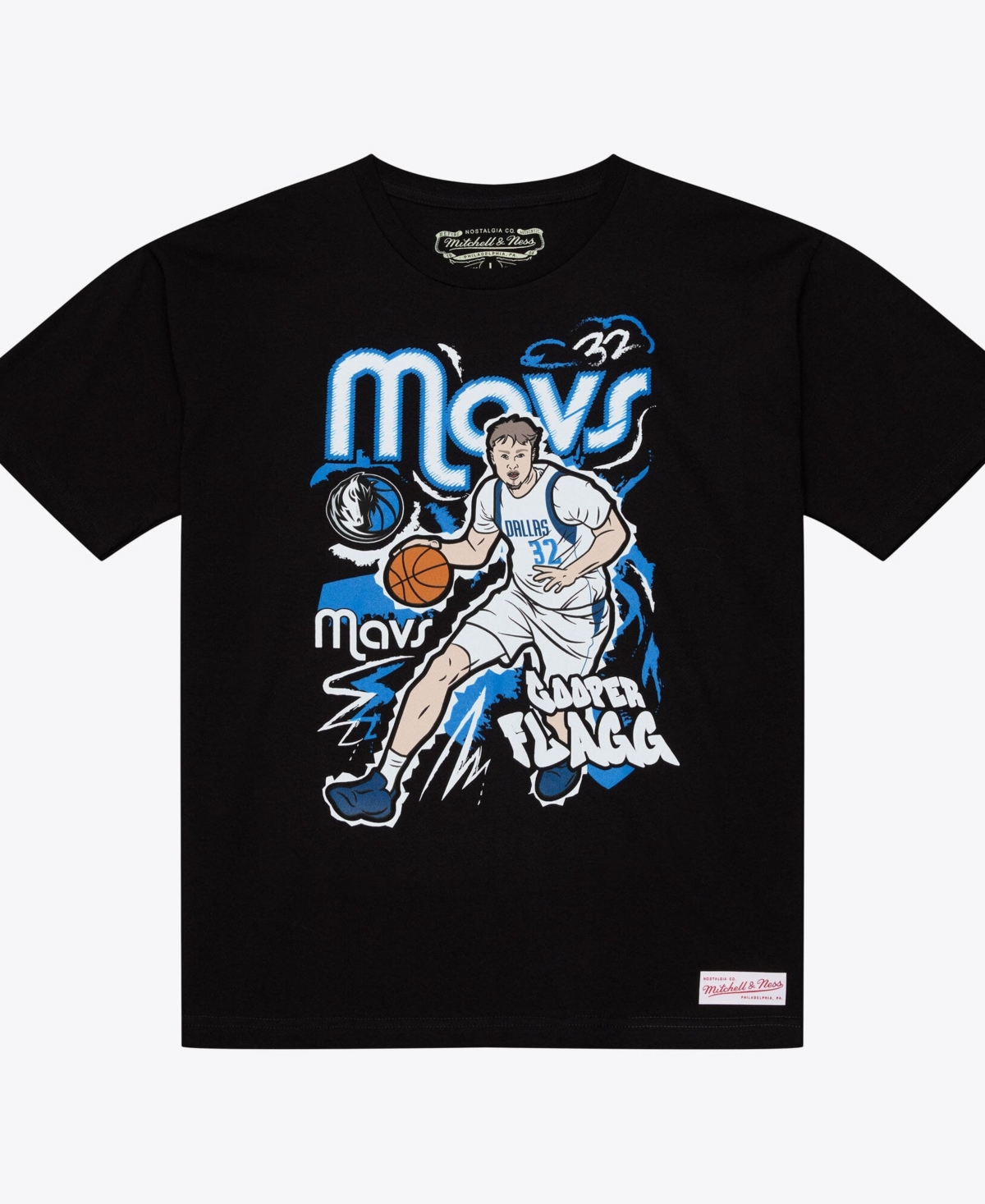 Mitchell & Ness Men's Dallas Mavericks Cooper Flagg Chalked Up T-Shirt