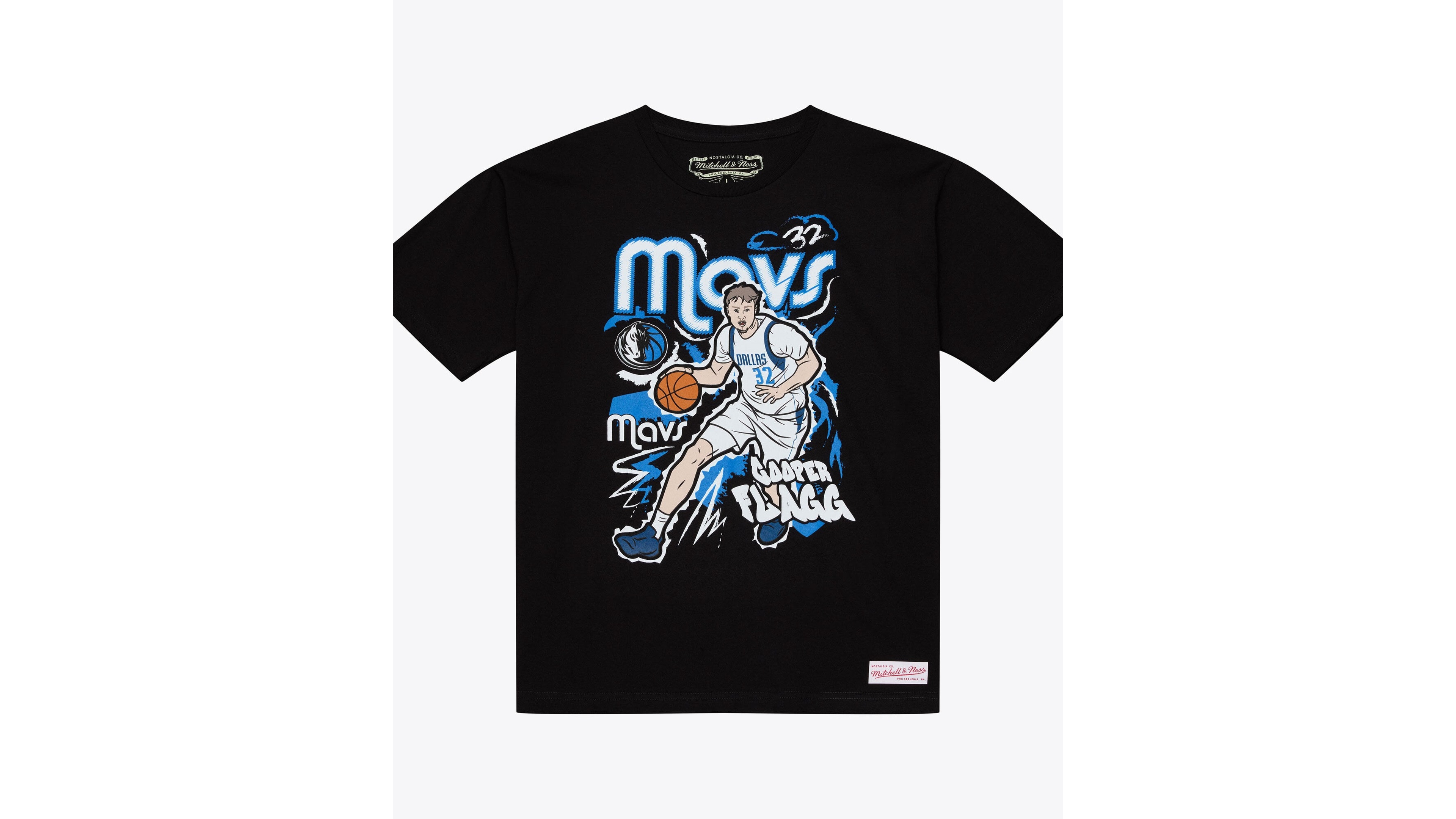 Mitchell & Ness Men's Dallas Mavericks Cooper Flagg Chalked Up T-Shirt