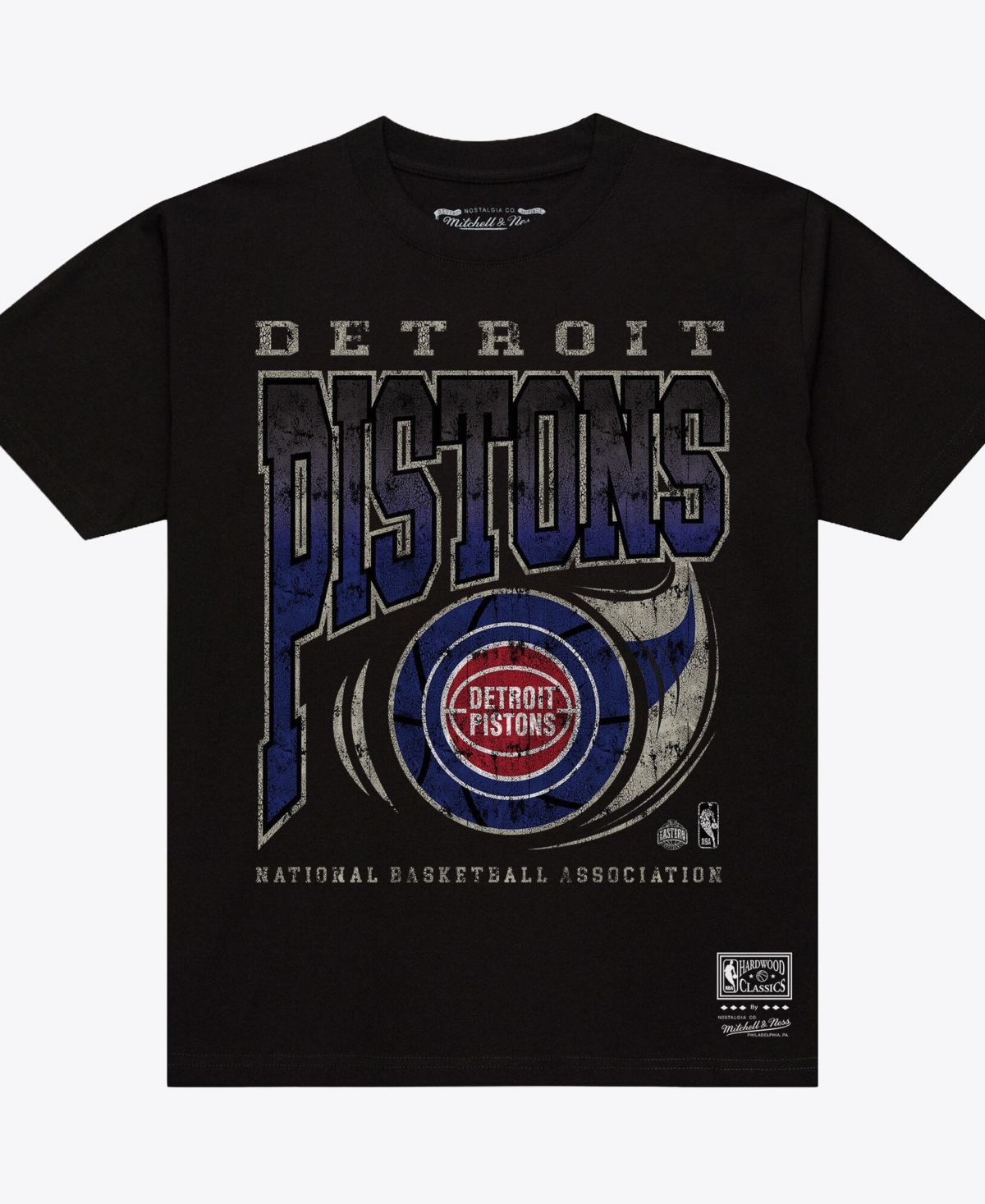 Mitchell & Ness Men's Black Detroit Pistons Ball Out T-Shirt