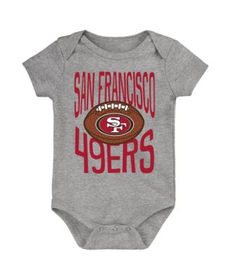 Baby Boys' and Girls' San Francisco 49ers For the Ball Short-Sleeve Three-Snap Bodysuit