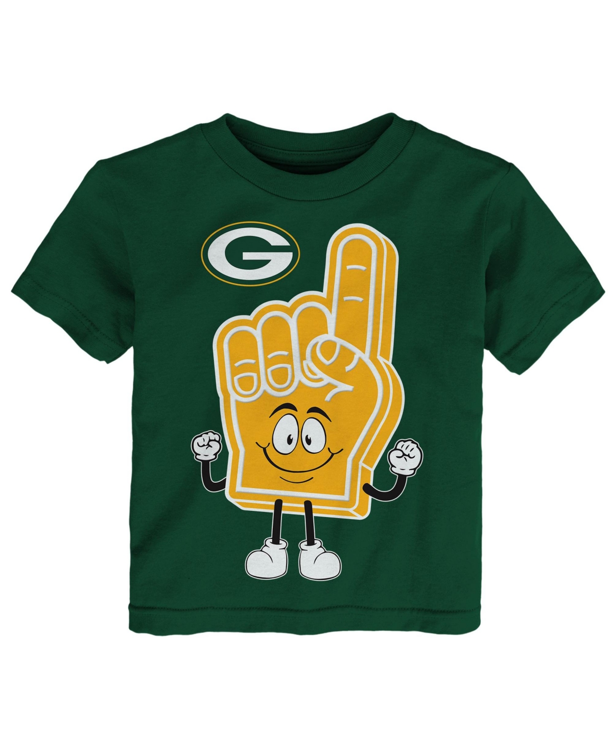 Outerstuff Baby Boys' and Girls' Green Bay Packers Handyman Graphic T-Shirt - Hunter Green