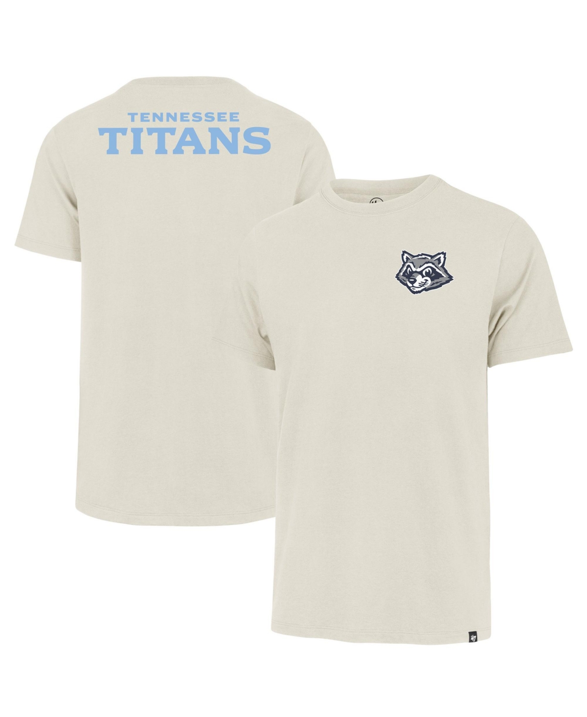 '47 Brand Men's Tennessee Titans T-Rac Backer Classic Fit Franklin T-Shirt - Sand