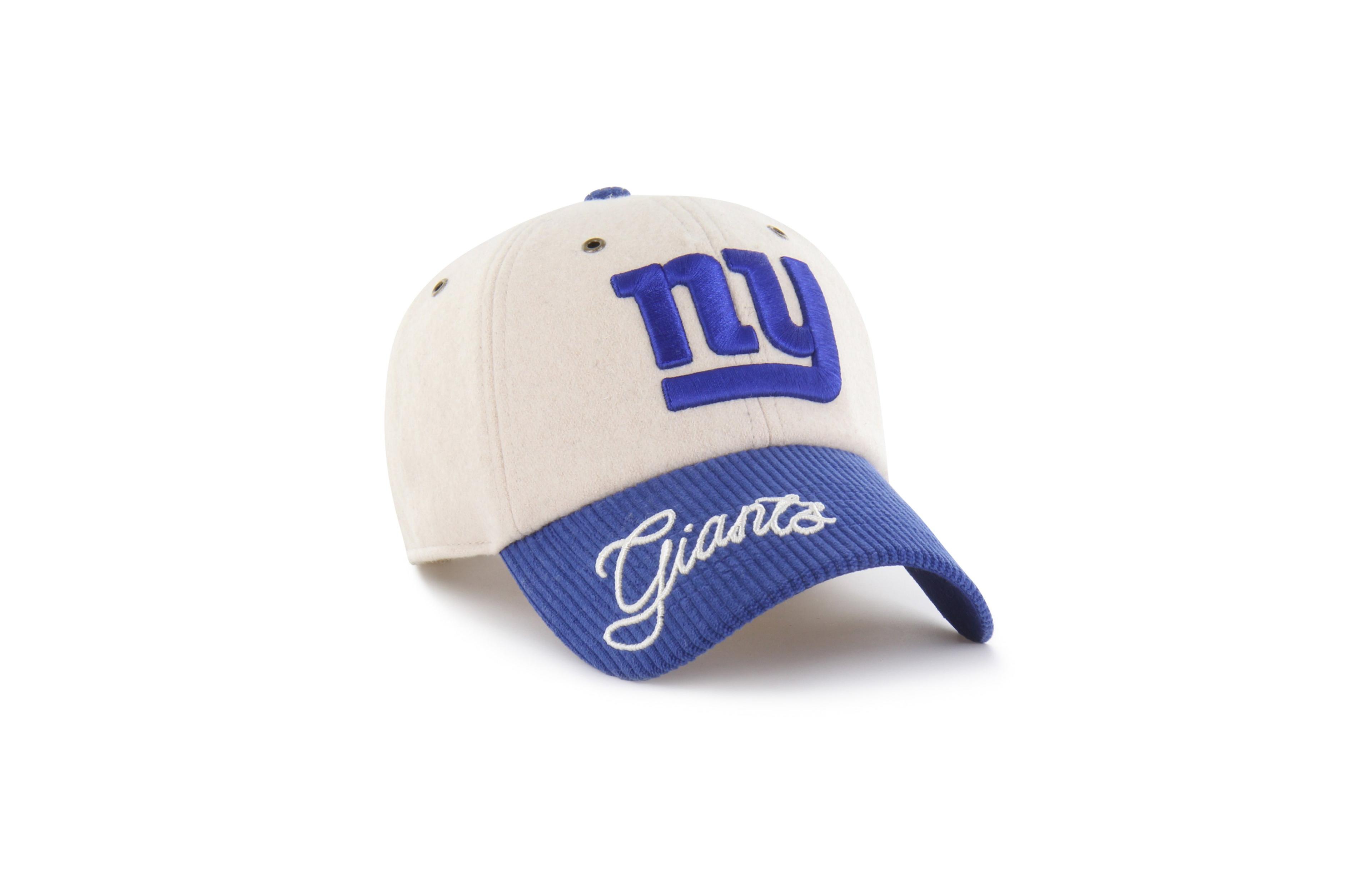 '47 Brand Women's Natural/Royal New York Giants Rope Script Clean Up Adjustable Hat
