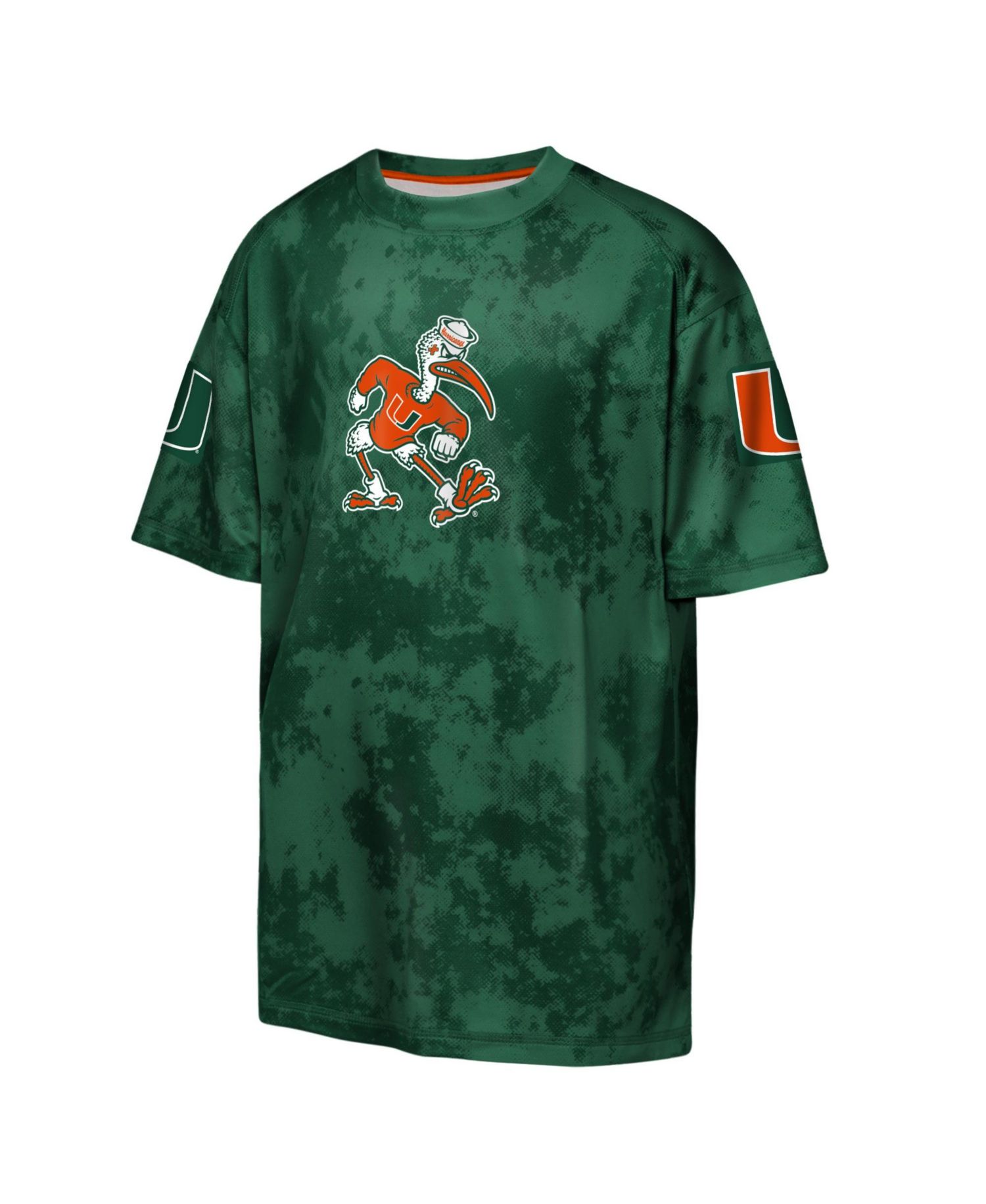 Big Boys and Girls Miami Hurricanes Off-Side Sublimated T-Shirt