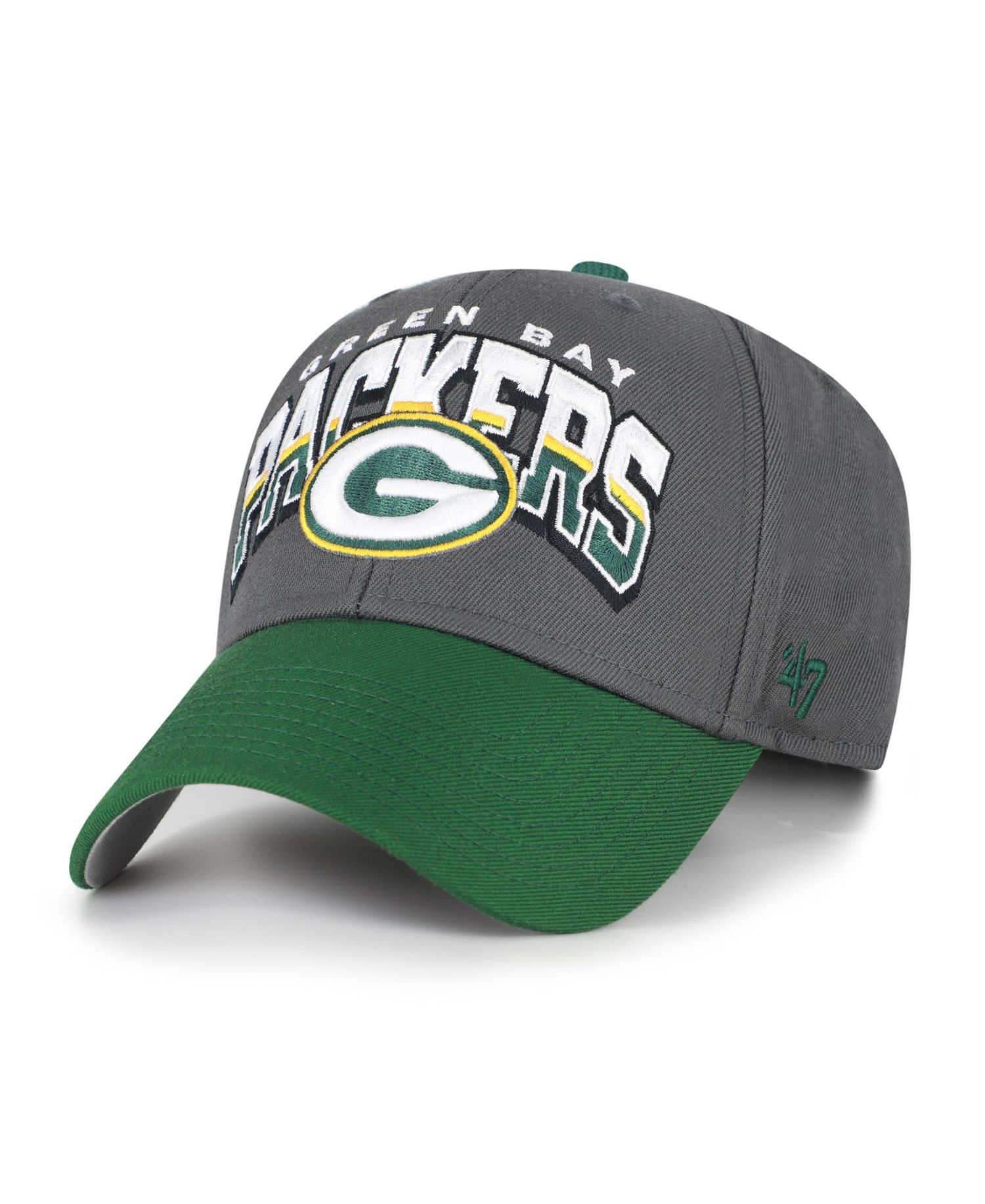 Green Bay Packers Split Block MVP Structured Adjustable Baseball Cap