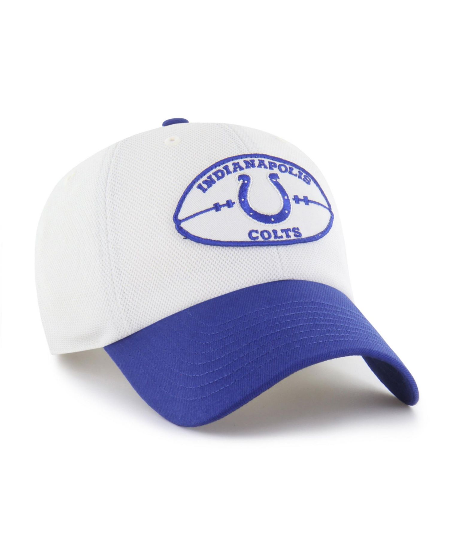 47 Brand Men's Indianapolis Colts Clean Up Pique Adjustable Hat