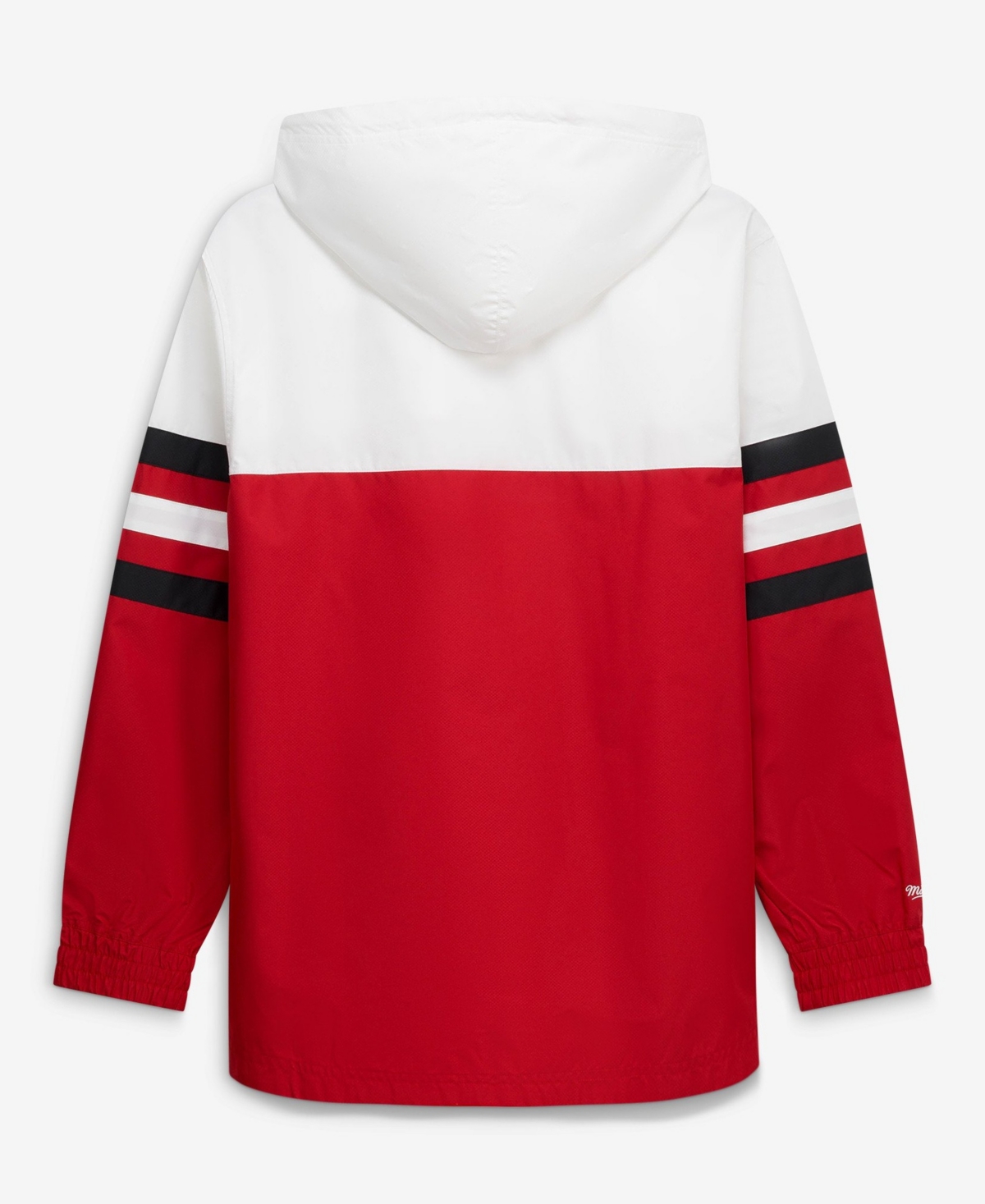 Mitchell & Ness Men's Scarlet San Francisco 49ers Head Coach Anorak Quarter-Zip Windbreaker Jacket
