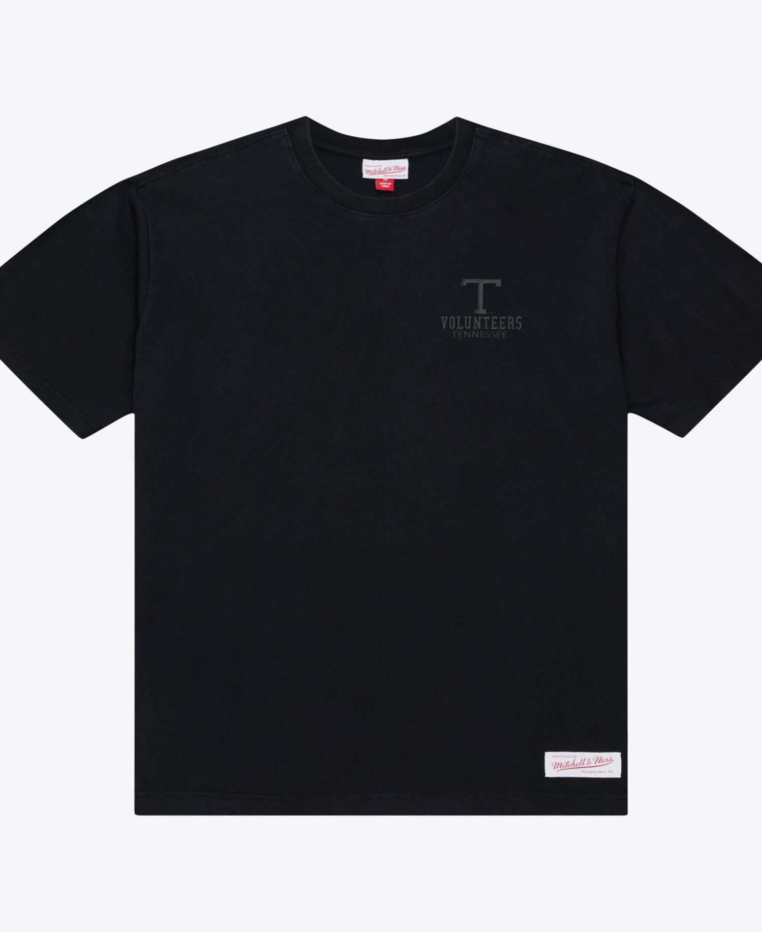 Men's Black Tennessee Volunteers Monochrome Icon T-Shirt