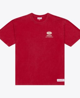 Men's Scarlet San Francisco 49ers Core Essentials Micro Logo T-Shirt