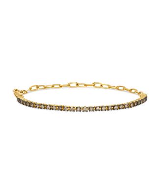 Chocolate Diamond Bracelet (0.94 ct. t.w.) in 14k Honey Gold