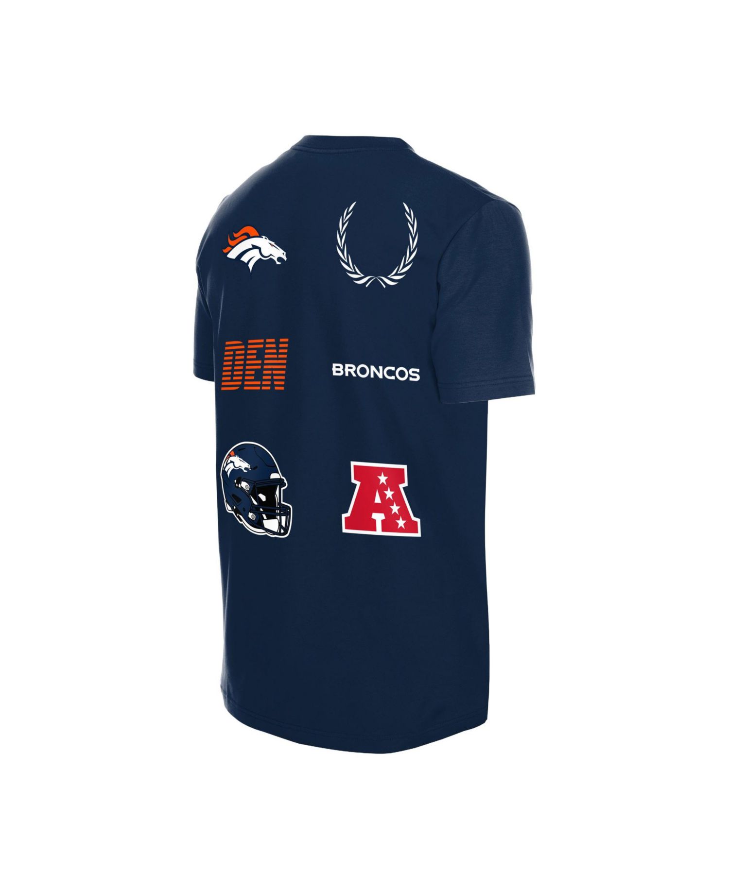 Men's Denver Broncos Match Classic-Fit Screen Print T-Shirt