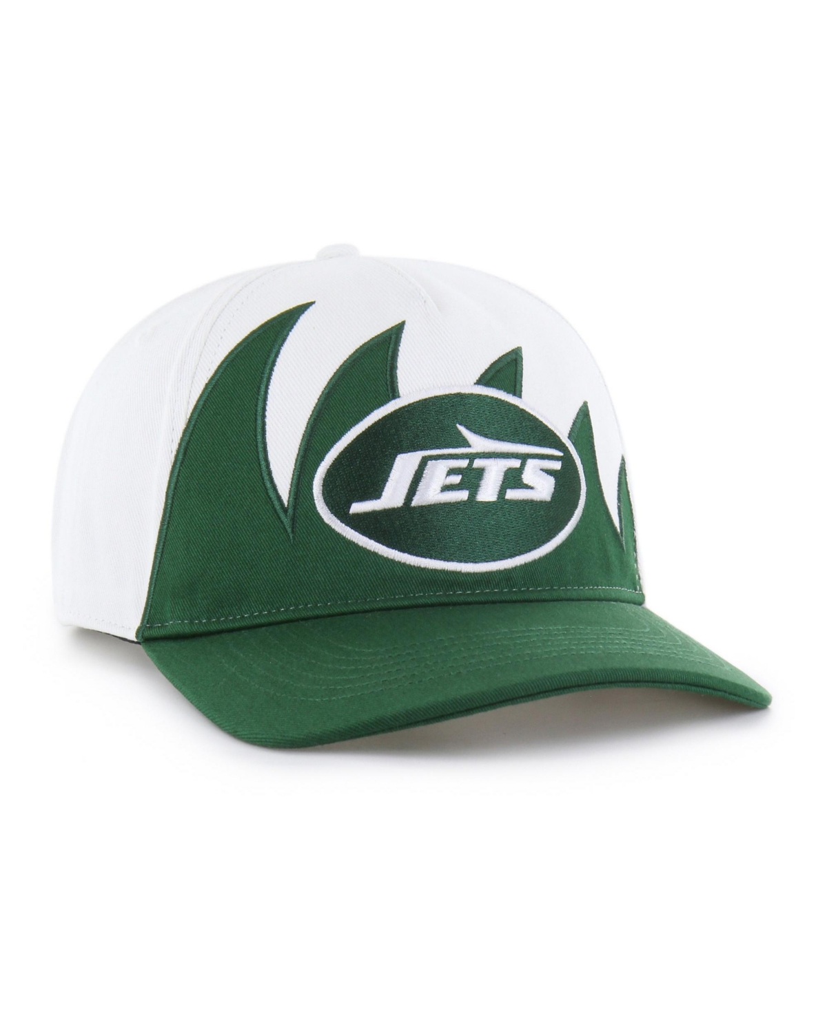 '47 Brand Men's White New York Jets Jagged Hitch Adjustable Hat