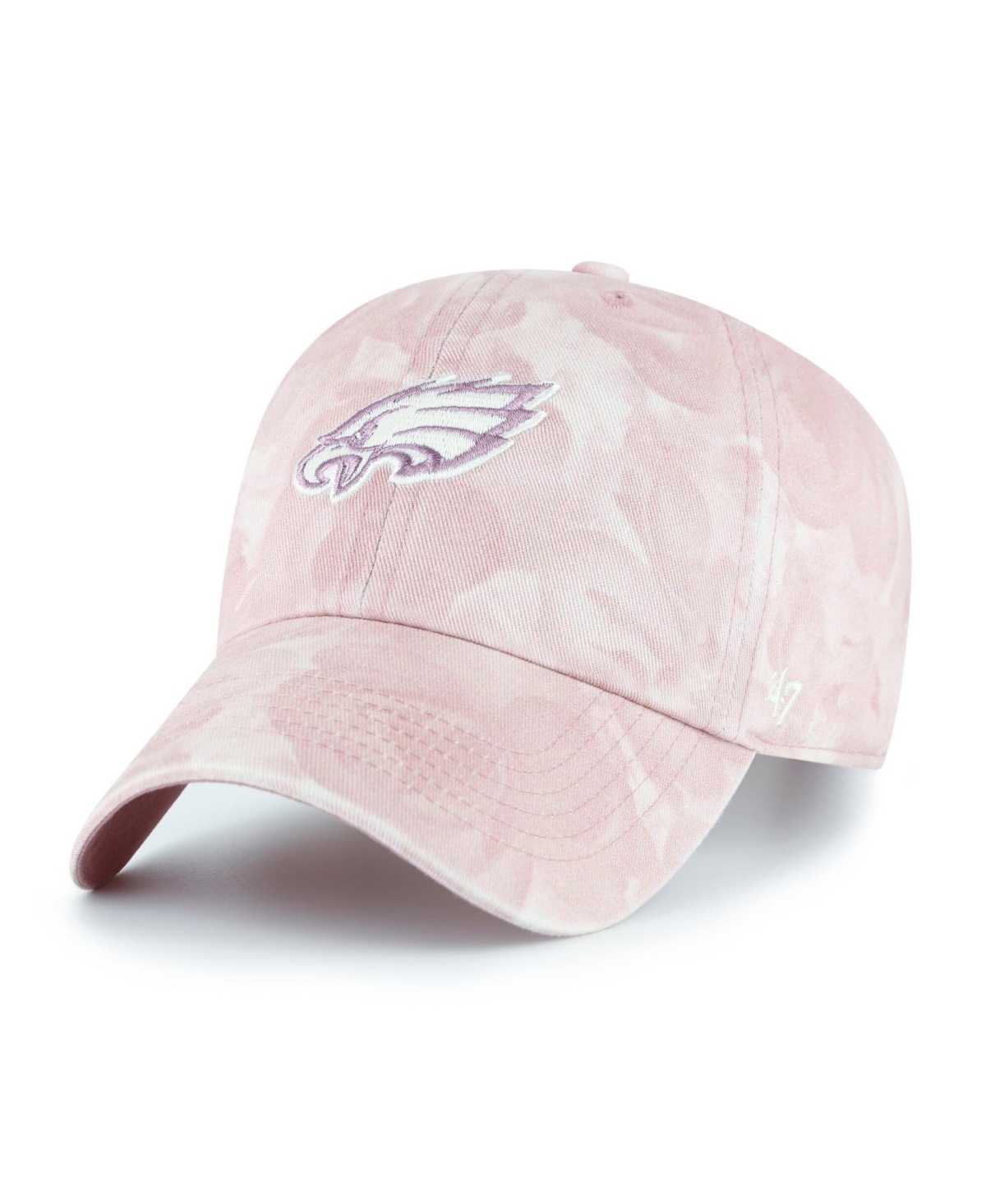 '47 Brand Women's Pink Philadelphia Eagles Gardenia Clean Up Adjustable Hat - Pink