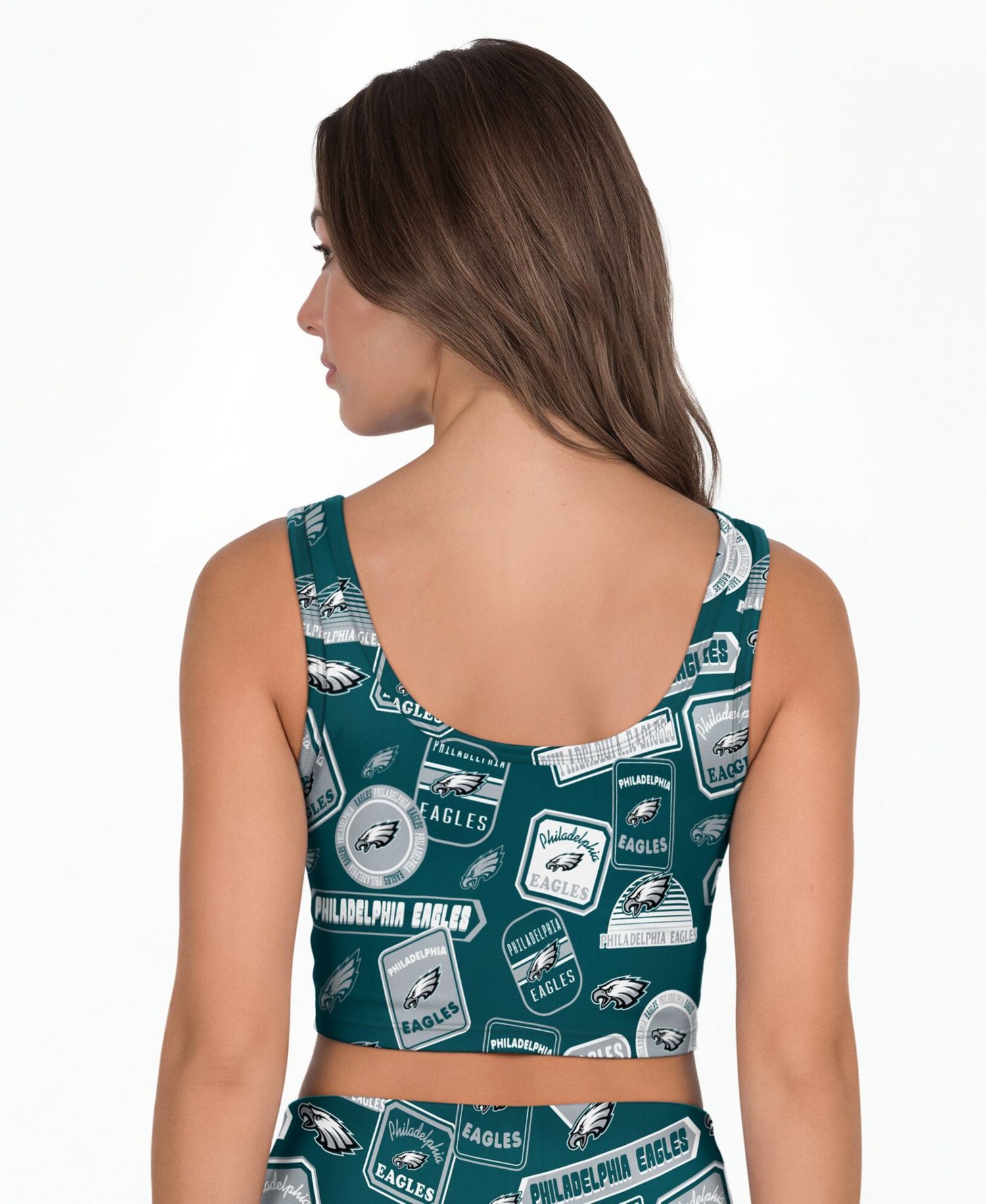 Women's Philadelphia Eagles Grady Wireless Allover-Print Bralette