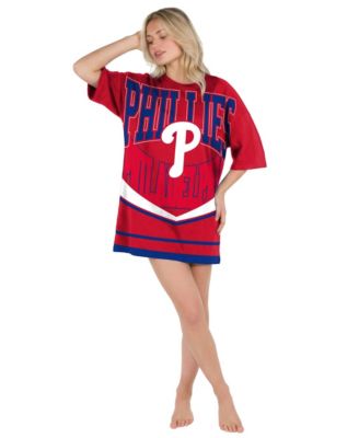 Women's Philadelphia Phillies Mosaic Knit Short-Sleeve Nightdress