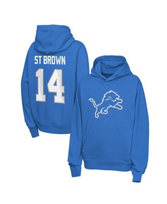 Boys' 4-20 Amon-Ra St. Brown Club Fleece Detroit Lions Midweight Hoodie