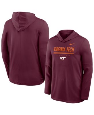 Men's Virginia Tech Hokies 2026 Sideline Dri-FIT Long-Sleeve Hoodie