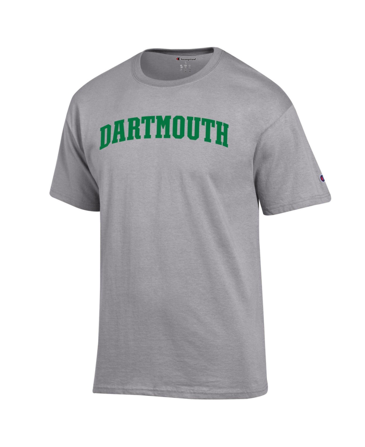 Champion Men's Dartmouth Big Green Basic Arch Screen-Print Crewneck T-Shirt