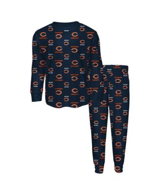 Toddler Boys' 2T-5T Chicago Bears All-Over Print Long-Sleeve T-Shirt and Pants Set