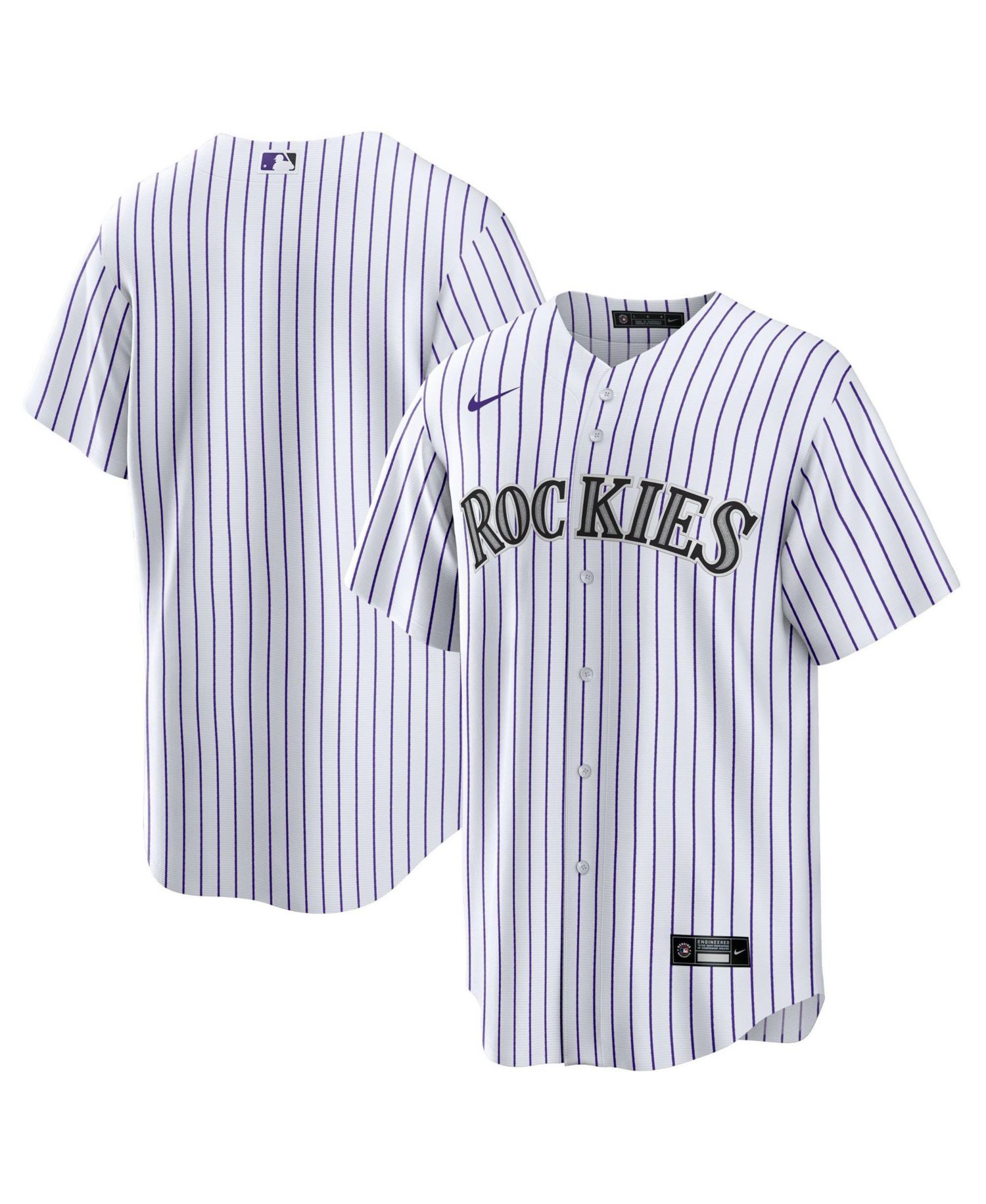 Men's Big & Tall Colorado Rockies Home Replica Relaxed Fit Jersey