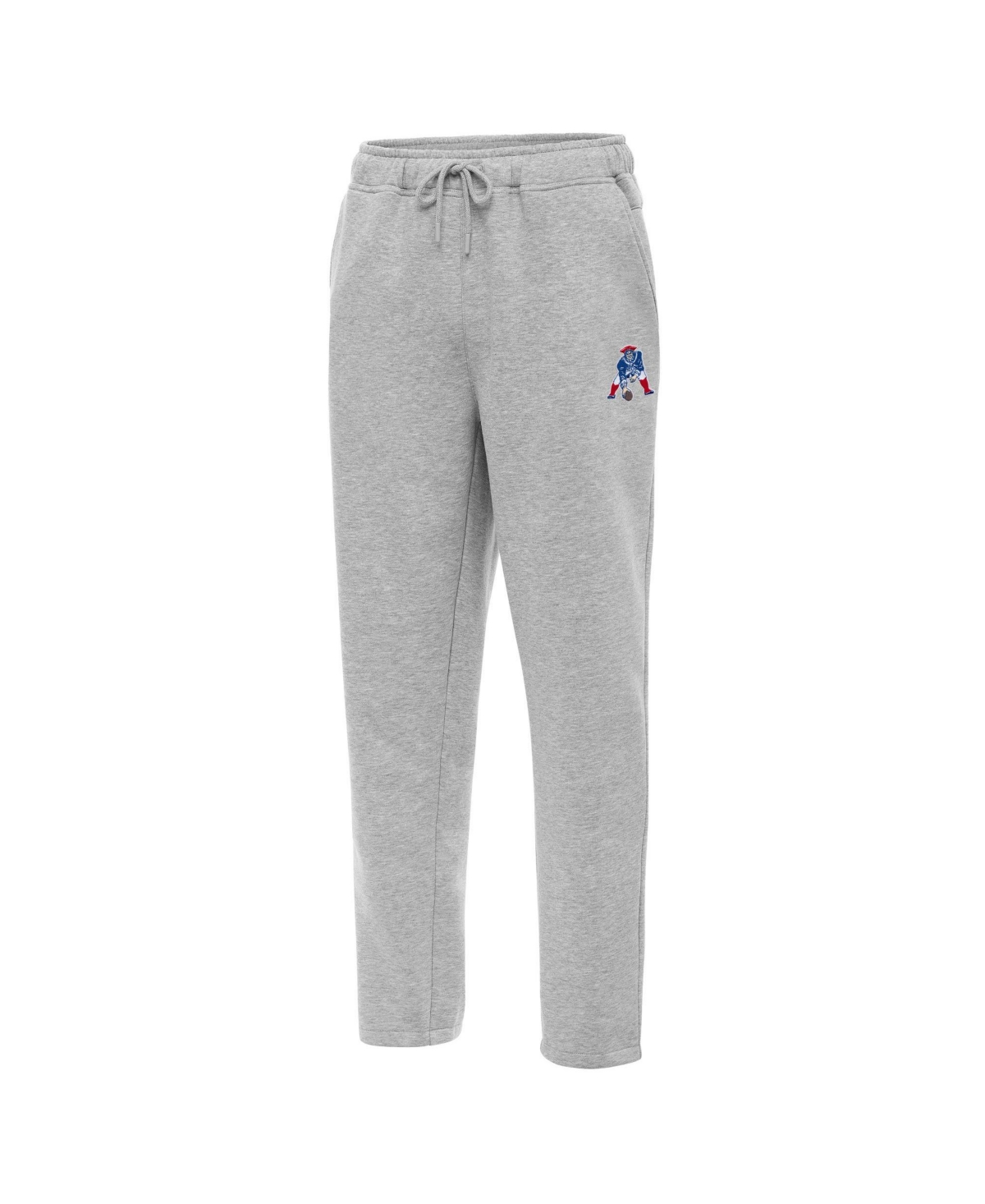 Antigua Men's New England Patriots Victory Brushed-Back Fleece Cotton-Blend Sweatpants - Heather Gray