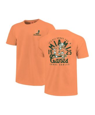 Boys' 4-20 Miami Hurricanes Comfort Colors Mascot Overlay Pre-Washed T-Shirt