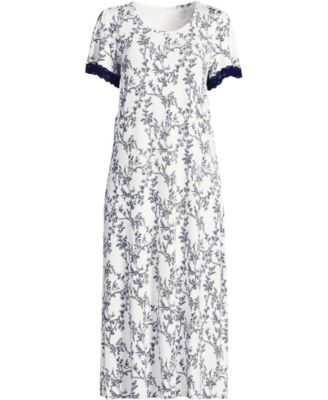 Women's Mid-Calf Scoop Neck Nightgown
