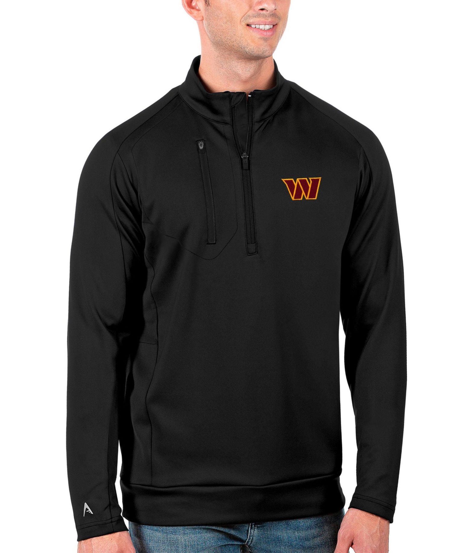 Men's Washington Commanders Generation Mock-Neck Quarter-Zip Pullover